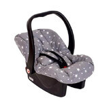 Husa de protectie cu reductor pentru scoica auto Grey Stars, SeviBebe