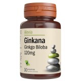Ginkana Ginkgo Biloba 120mg, 30 comprimate, Alevia