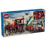 Caserne et camion de pompiers, +6 ans, 60414, Lego City