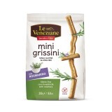Grisine cu rozmarin fara gluten Mini Grissini Le Veneziane, 250 g, MolinodiFerro