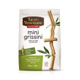 Grisine cu ulei de masline fara gluten Mini Grissini Le Veneziane, 250 g, MolinodiFerro