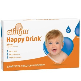 Happy Drink Alinan, 12 plicuri, Fiterman Pharma