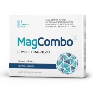 MagCombo Complex Magneziu 940mg, 20 capsule, Visislim