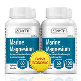 Magneziu Marin, 60 + 60 capsule, Zenyth (50% reducere la al doilea produs)