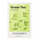 Masca cu extract de ceai verde pentru ten uscat Airy Fit, 19 g, Missha