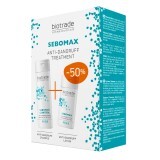 Șampon antimatreată Sebomax Control, 200 ml + Loțiune antimătreață Sebomax Lotion, 100 ml, Biotrade