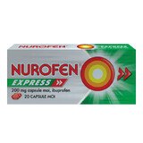 Nurofen Express 200 mg, 20 capsule moi, Reckitt Benckiser Healthcare