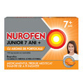 Nurofen Junior  7 ani+ 100 mg cu aromă de portocale, 12 capsule, Reckitt Benckiser