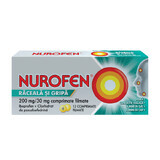 Nurofen Răceală şi Gripă 200 mg, 12 comprimate filmate, Reckitt Benckiser Healthcare