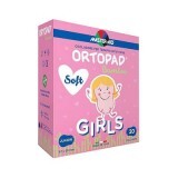 Ocluzor copii ORTOPAD SOFT Girls Junior Master-Aid, 67x50 mm, 20 bucăți,  Pietrasanta Pharma