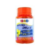 Omega 3 pentru copii cu aroma de lamaie, 60 jeleuri gumate, Pediakid
