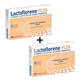 Pachet Lactoflorene Plus, 20 capsule + 20 capsule, Montefarmaco