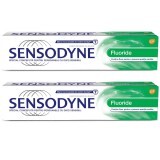 Pachet Pastă de dinți Fluoride Sensodyne, 100 ml + 100 ml, Gsk