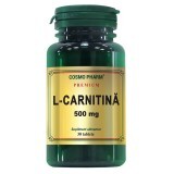 Premium L-Carnitină 500 mg, 30 tablete, Cosmopharm