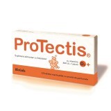 Protectis cu Vitamina D3 800UI aroma de portocale, 10 tablete, BioGaia