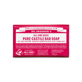 Sapun solid cu trandafiri Castilia, 140 g, Dr. Bronner's