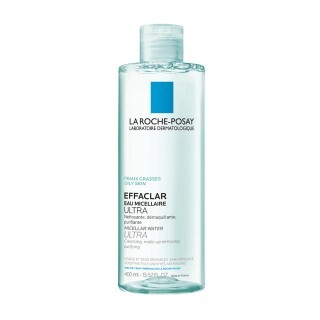 Apa micelara pentru pielea grasa cu tendinta acneica Effaclar Ultra, 400 ml, La Roche-Posay
