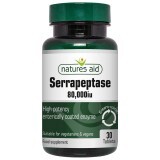 Serrapeptase 80.000IU, 30 tablete, Natures Aid