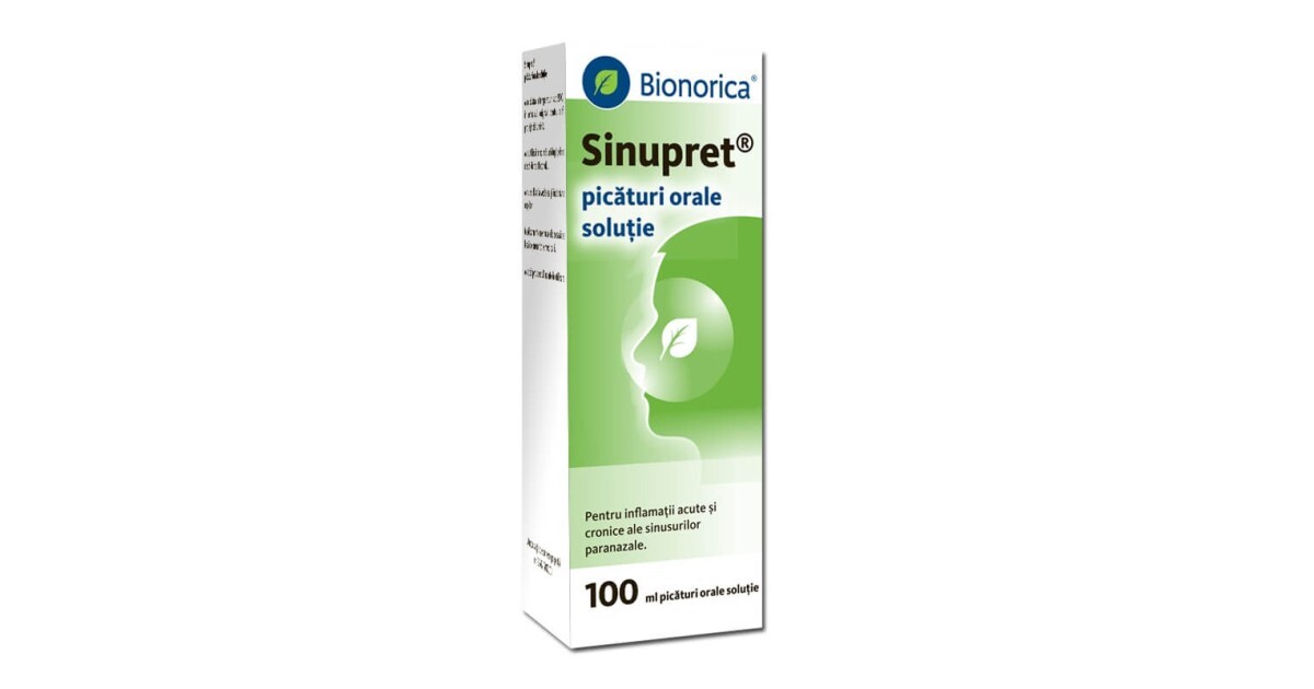 Sinupret – pret in farmacii, prospect, cumpara in Romania