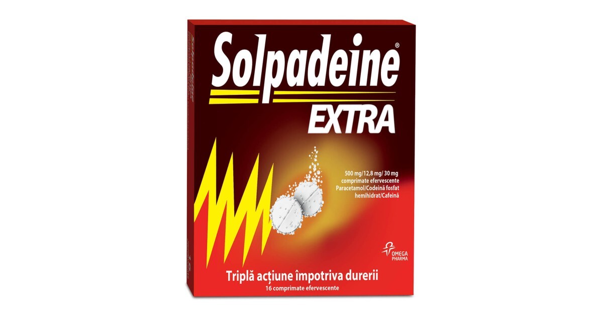 Solpadeine – pret in farmacii, prospect, cumpara in Romania
