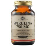 Spirulina 750 mg, 80 capsule vegetale, Solgar