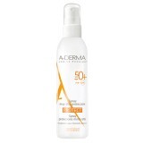 A-Derma Protect Spray pentru piele sensibilă cu SPF 50+, 200 ml