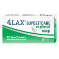 Supozitoare cu glicerina pentru adulti 4Lax, 12 bucati, Solacium Pharma