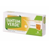 Tantum Verde cu aromă de portocale și miere, 20 dropsuri, Csc Pharmaceuticals