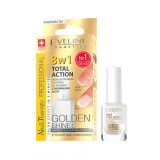 Tratament profesional 8in1 Golden Shine Nail Therapy, 12 ml, Eveline Cosmetics