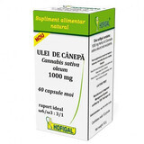 Ulei de cânepă 1000 mg, 40 capsule, Hofigal