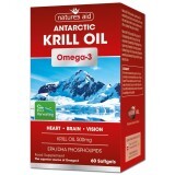 Ulei de krill, 60 capsule, Natures Aid