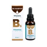 Vitamina B6 Lichidă (Piridoxină), 30 ml, Marnys