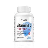 Vitamina C +D3 +Zn, 60 capsule, Zenyth