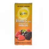 Vitamina C 100 mg cu aromă de fructe de pădure pentru copii, 30 comprimate, Adya