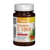 Vitamina C 1000 mg cu maceșe, 60 comprimate cu absorbtie lenta, VitaKing