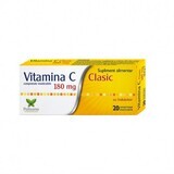 Vitamina C Clasic 180 mg, 20 comprimate, Polisano