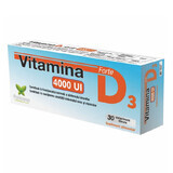 Vitamina D3 Forte 4000 UI, 30 comprimate, Polisano