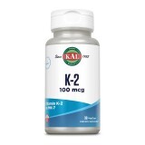 Vitamina K2 100 mcg Kal, 30 capsule, Secom