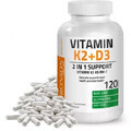 Vitamina K2 90 mcg + Vitamina D3 5000 IU, 60 capsule, Bronson Laboratories