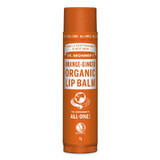 Balsam de buze cu portocala si ghimbir Organic, 4 g, Dr. Bronner's