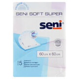 Seni Soft Super, tampoane igienice, 60 cm x 60 cm, 5 unități