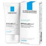 La Roche-Posay Effaclar Mat, Cremă antistrălucire seboregulatoare, 40 ml