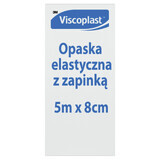 Bandaj elastic Viscoplast, 5 m x 8 cm, 1 bucată