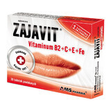 Zajavit Vitaminum B2+C+E+Fe, 30 comprimate filmate