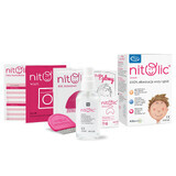 Pipi Nitolic kit de eliminare a păduchilor și a lăcustelor, spray, 100 ml + pieptene + emulsie, 40 ml + aditiv pentru rufe, 20 ml + capac