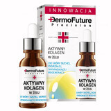 DermoFuture Active Collagen Gel pentru pielea uscată și matură care are nevoie de regenerare, 20 ml