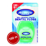 Beauty Formulas Active Oral Care, ață dentară, mentă cerată cu fluorură, 100 m