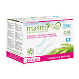 Masmi Natural Cotton, tampoane sanitare din bumbac organic, anatomice, 24 buc.