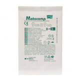 Matopat Matocomp Matocomp, comprese de tifon sterile, cu 17 fire, 8 straturi, 9 cm x 9 cm, 3 bucăți