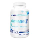 Allnutrition Omega 3, ulei de pește 1000 mg, 90 capsule